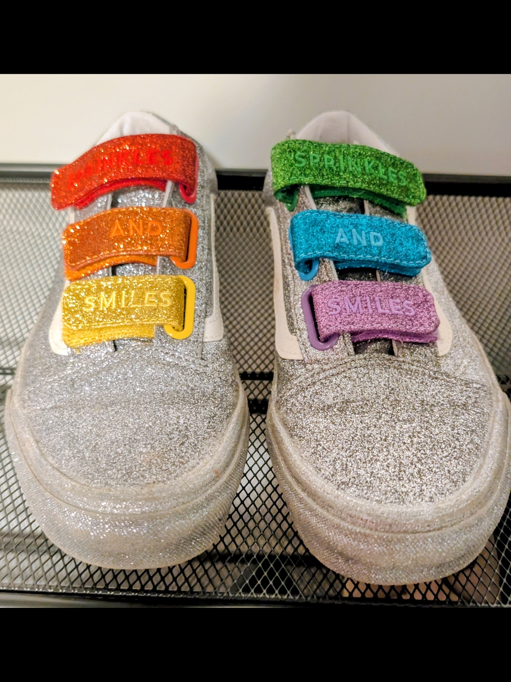 Vans Off The Wall X Flour Shop by Amirah Kassem Sprinkles and Smiles Glitter